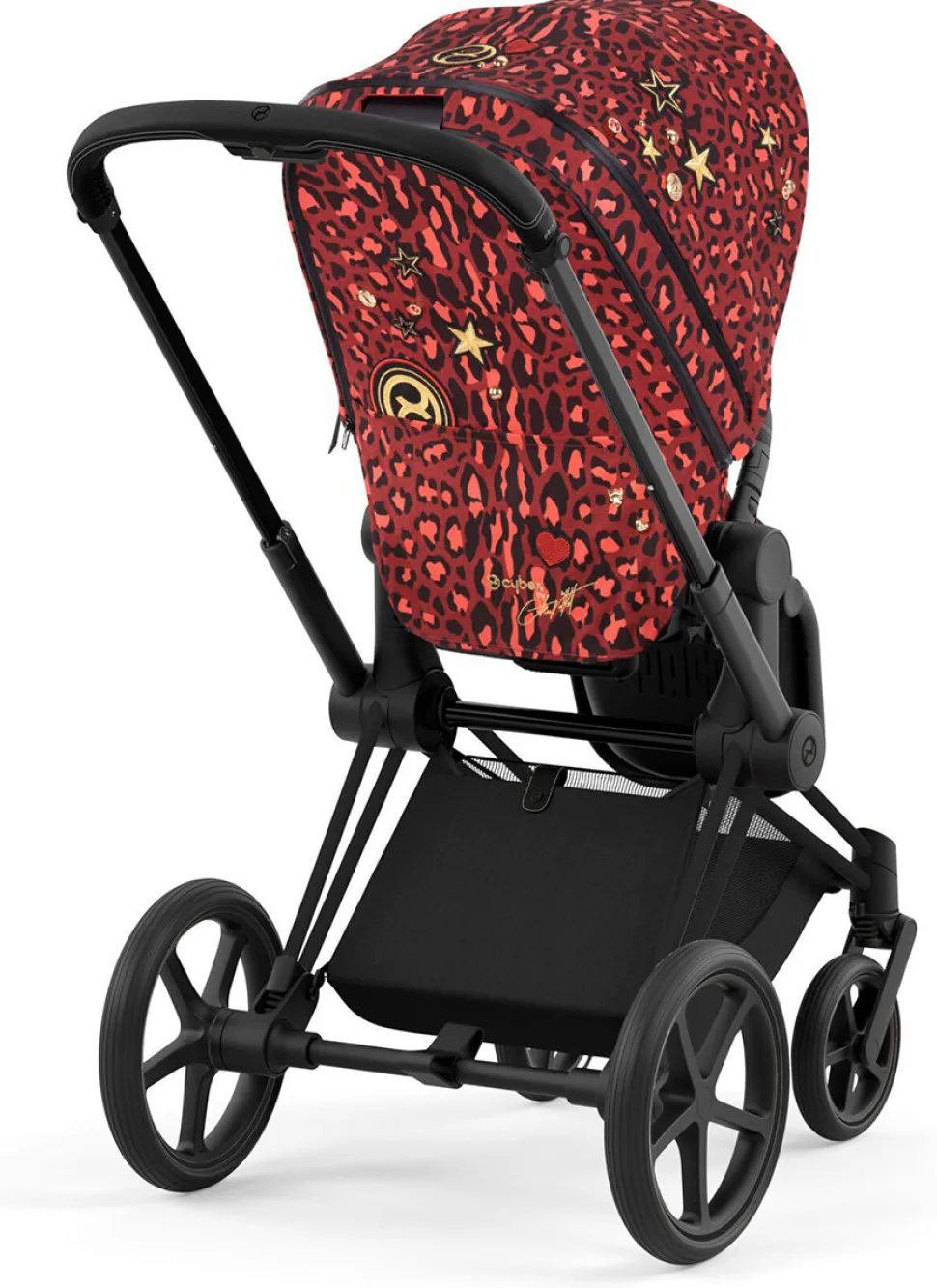 Cybex Priam 4 Complete Stroller Bundle - Rockstar by Alec Voelkel