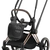 Cybex Priam 4 Stroller Frame - Rose Gold / Brown