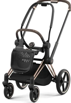 Cybex Priam 4 Stroller Frame - Rose Gold / Brown