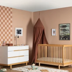 dadada Bliss 6-Drawer Dresser - White / Natural