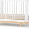 dadada Bliss 4-in-1 Convertible Crib - White / Natural