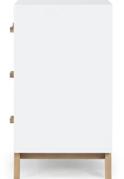 dadada Soho 5-Drawer Dresser - White / Walnut