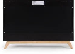 dadada Soho 5-Drawer Dresser - Black / Natural