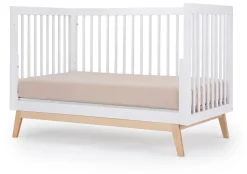 dadada Soho 3-in-1 Convertible Crib - White/Natural