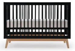 dadada Soho 3-in-1 Convertible Crib - Black / Natural