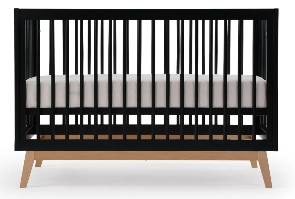 dadada Soho 3-in-1 Convertible Crib - Black / Natural
