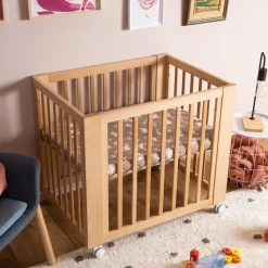 dadada Spirit 8-in-1 Convertible Crib - Natural