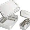 Dalcini Stainless Bistro & Snacker Combo Stainless Steel Storage Set