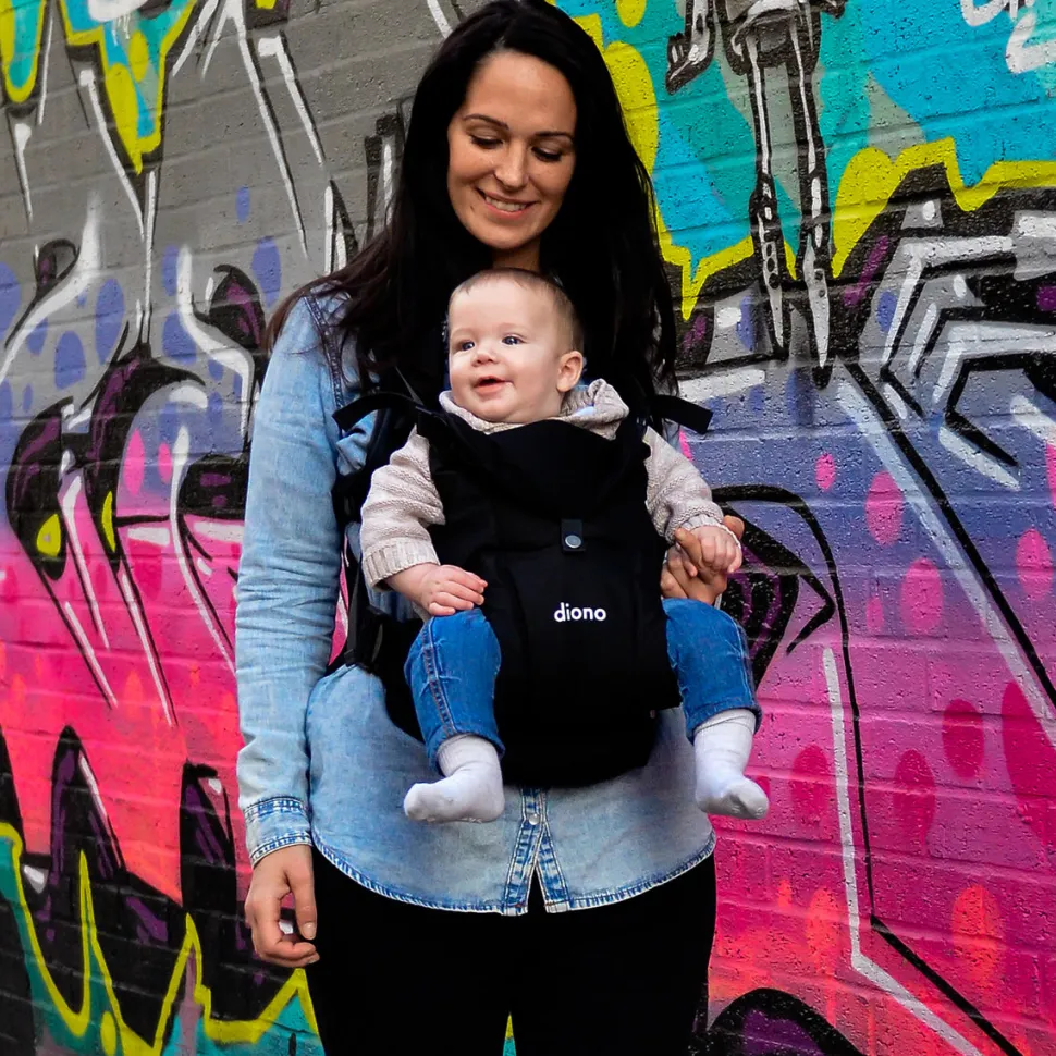 Diono Carus Complete 4-in-1 Baby Carrier + Detachable Backpack - Light Grey