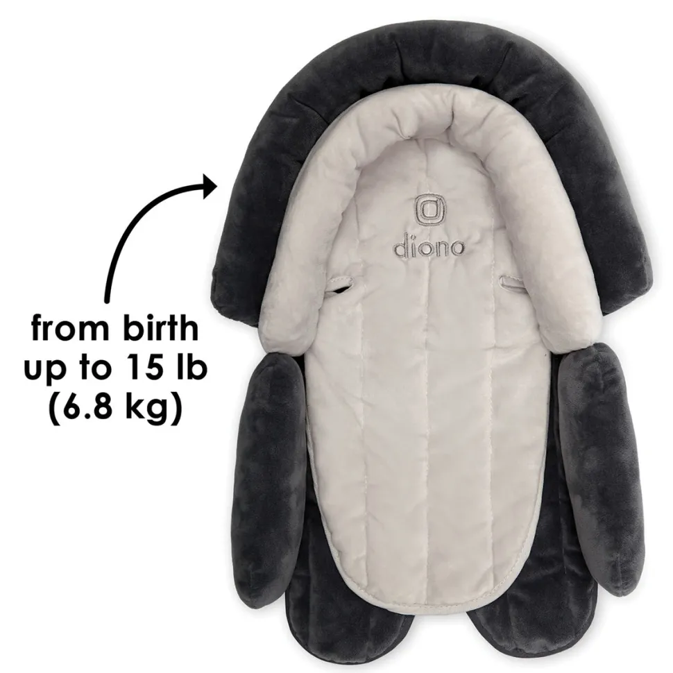 Diono Cuddle Soft, 2-in-1 Head Support, Grey/Arctic