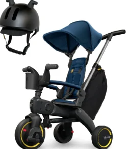 Doona Liki Trike S3 + Liki Helmet Bundle - Royal Blue / Black