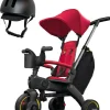 Doona Liki Trike S3 + Liki Helmet Bundle - Flame Red / Black