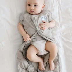 Dreamland Baby Dream Weighted Swaddle (Gen 2) - Moon Grey, 0-6 months