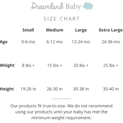 Dreamland Baby Dream Weighted Sleep Sack - Moon Grey, 6-12 months