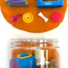 Earth Grown KidDoughs Play Dough-To-Go Jar - Puppies & Kitties (Scented)
