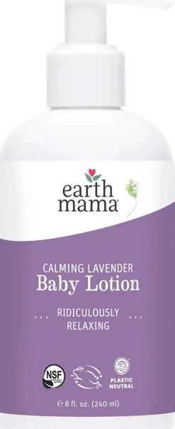 Earth Mama Calming Lavender Baby Lotion, 8 fl. oz.