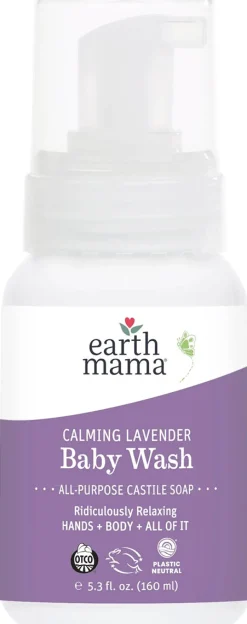Earth Mama Ridiculously Relaxing Lavender Baby Wash and Lotion Bundle