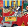 eeBoo 20 Piece Big Puzzle - Red Fire Truck