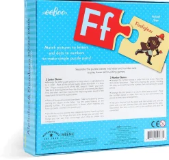 eeBoo Puzzle Pairs - Alphabet & Numbers