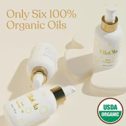 EllaOla Organic Baby Massage Oil, Fragrance Free