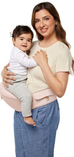 Ergobaby Alta Hip Seat Mesh Baby Carrier - Pink Quartz