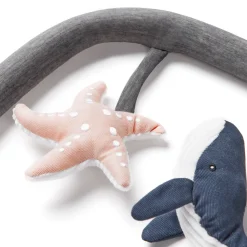 Ergobaby Evolve Bouncer Toy Bar - Ocean Wonders Charcoal Grey