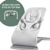 Ergobaby 3-in-1 Evolve Bouncer + Toy Bar Bundle - Light Grey