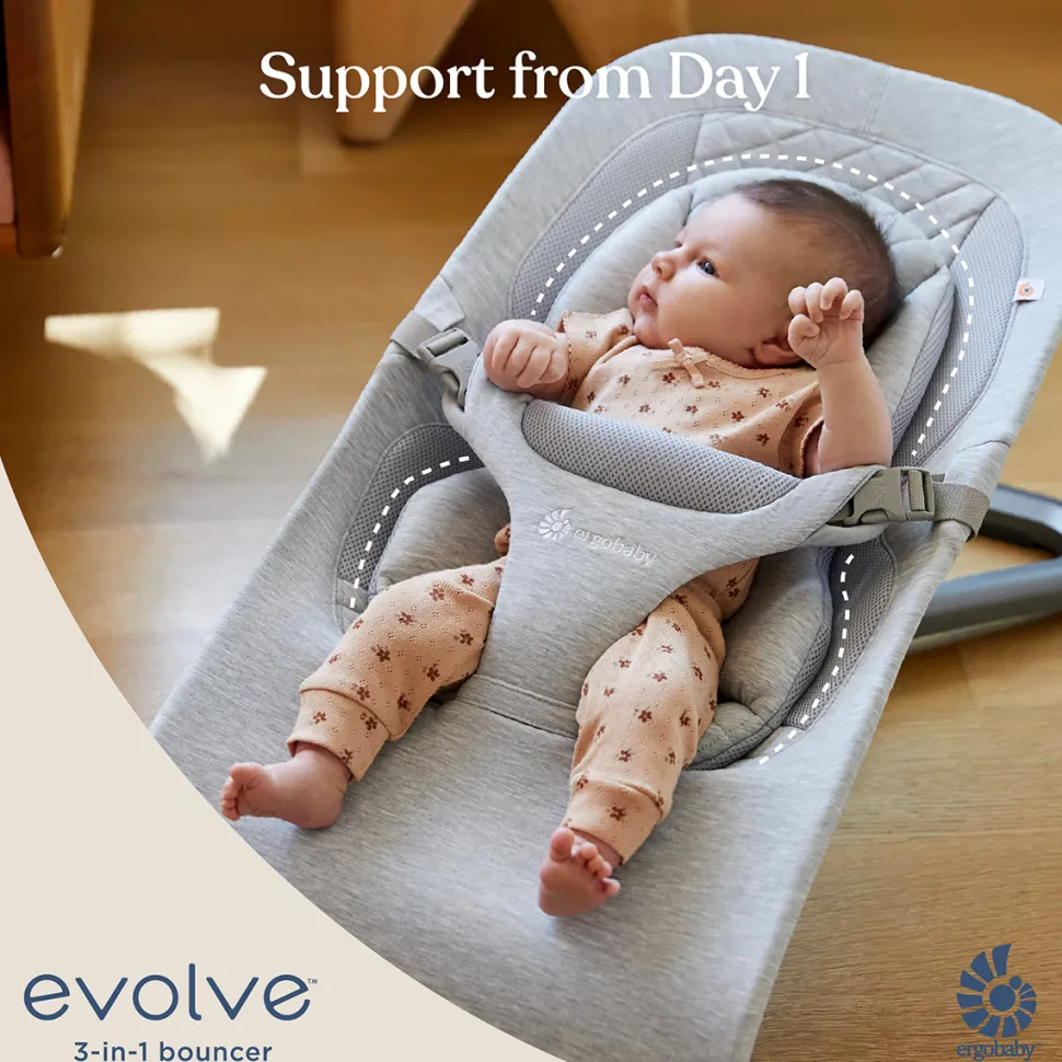 Ergobaby 3-in-1 Evolve Bouncer - Midnight Blue