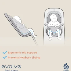 Ergobaby 3-in-1 Evolve Bouncer - Midnight Blue