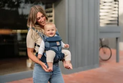Ergobaby Omni 360 Cool Air Mesh Baby Carrier - Tones of Blue