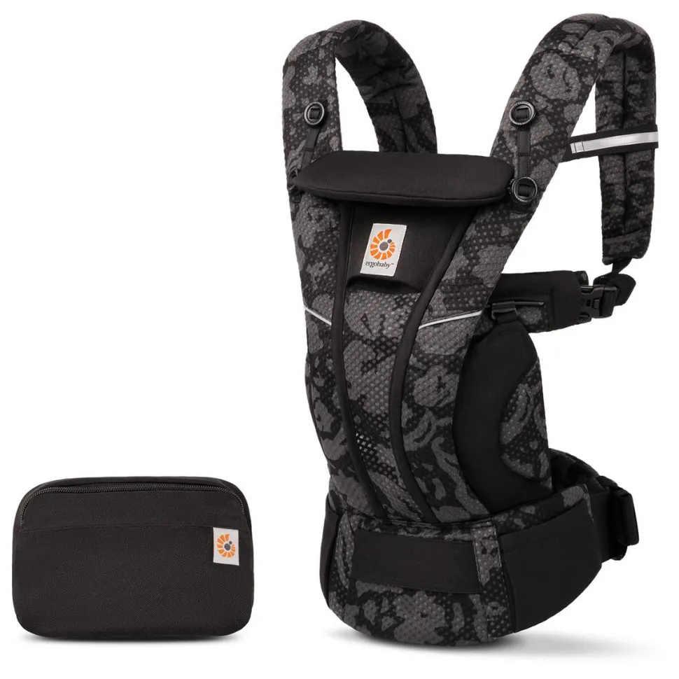 Ergobaby Omni Breeze Baby Carrier - Onyx Blooms