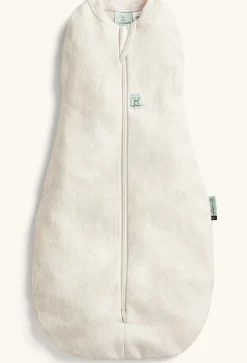 ergoPouch Cocoon Swaddle Sack 1.0 TOG - Oatmeal Marle, 3-6 Months