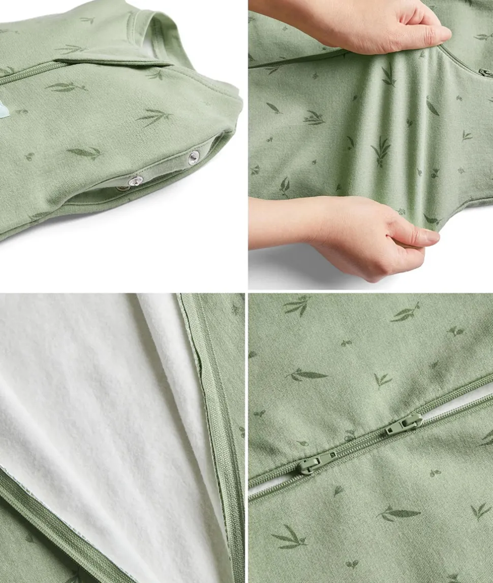 ergoPouch Cocoon Swaddle Sack 1.0 TOG - Oatmeal Marle, 3-6 Months