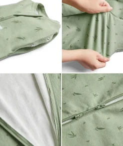 ergoPouch Cocoon Swaddle Sack 1.0 TOG - Oatmeal Marle, 6-12 Months