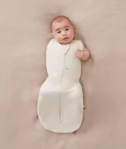 ergoPouch Cocoon Swaddle Sack 1.0 TOG - Oatmeal Marle, 0-3 Months