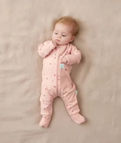 ergoPouch Layers Long Sleeve Romper 1.0 TOG - Daisies, 3-6 Months