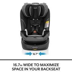 Evenflo GOLD Revolve360 Slim 2-in-1 Rotational Convertible Car Seat with SensorSafe - Pearl