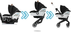Evenflo GOLD Shyft DualRide Infant Car Seat and Stroller Combo - Onyx Black