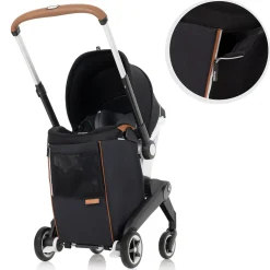 Evenflo GOLD Shyft DualRide Infant Car Seat and Stroller Combo - Onyx Black