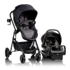 Evenflo Pivot Modular Travel System with LiteMax Infant Car Seat - Casual Gray