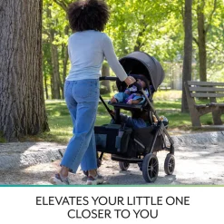 Evenflo Pivot Xplore Stroller Wagon Second Seat - Windsor Gray