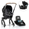 Evenflo Shyft DualRide Infant Car Seat Stroller Combo with Carryall Storage - Boone Gray