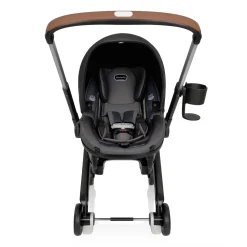 Evenflo Shyft DualRide Infant Car Seat Stroller Combo with Carryall Storage - Boone Gray