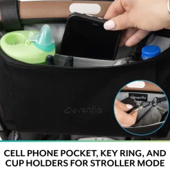 Evenflo Shyft DualRide Stroller Organizer Crossbody Bag