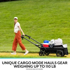 Evenflo Shyft Rideshare All-Terrain Performance Stroller Wagon - Electric Blue