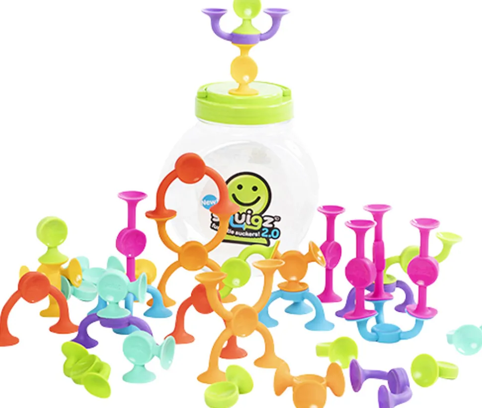 Fat Brain Toys Squigz 2.0, 36 piece