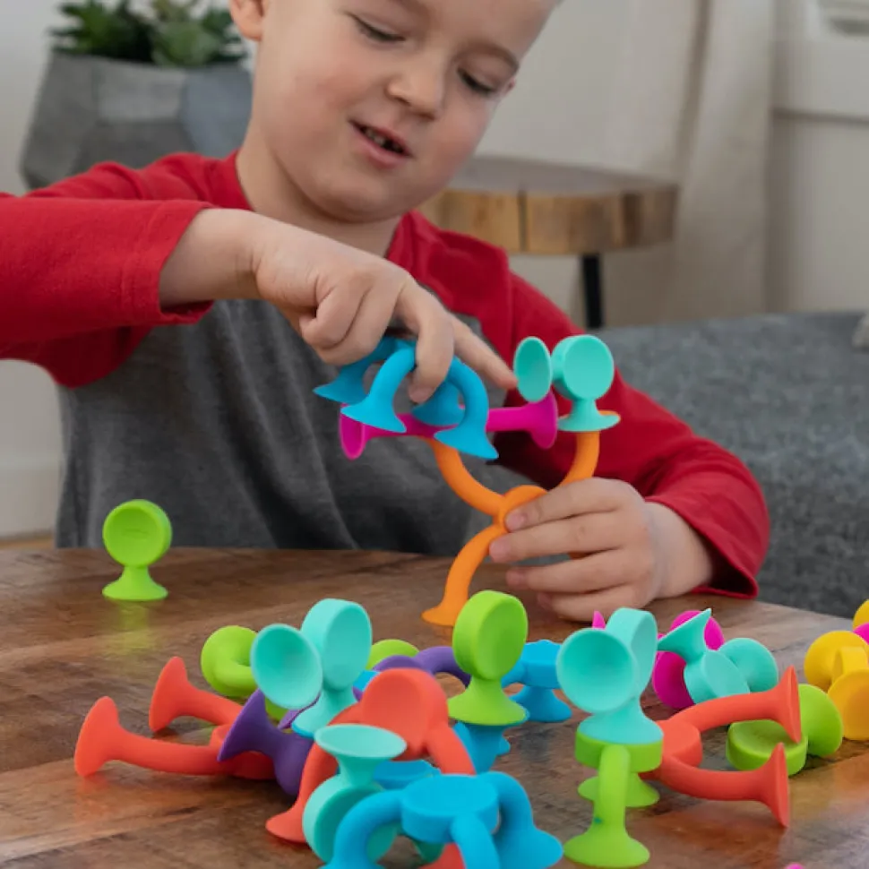 Fat Brain Toys Squigz 2.0, 36 piece