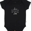 Finn+Emma Lap Shoulder Bodysuit, 9-12m - Black
