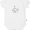 Finn+Emma Lap Shoulder Bodysuit, 9-12m - White