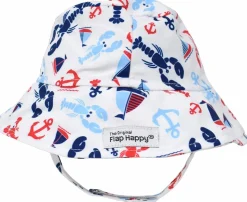 Flap Happy UPF50+ Bucket Sun Hat, X-Small (0-3m) - Sunday Sails